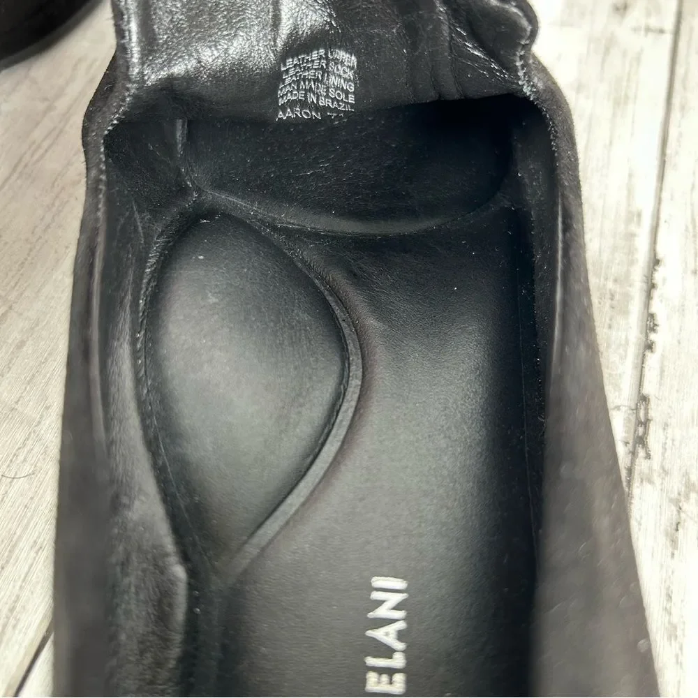 Antonio Melani Loafers 7.5 Black Suede Aaron Comfort Arch Support Flats $120